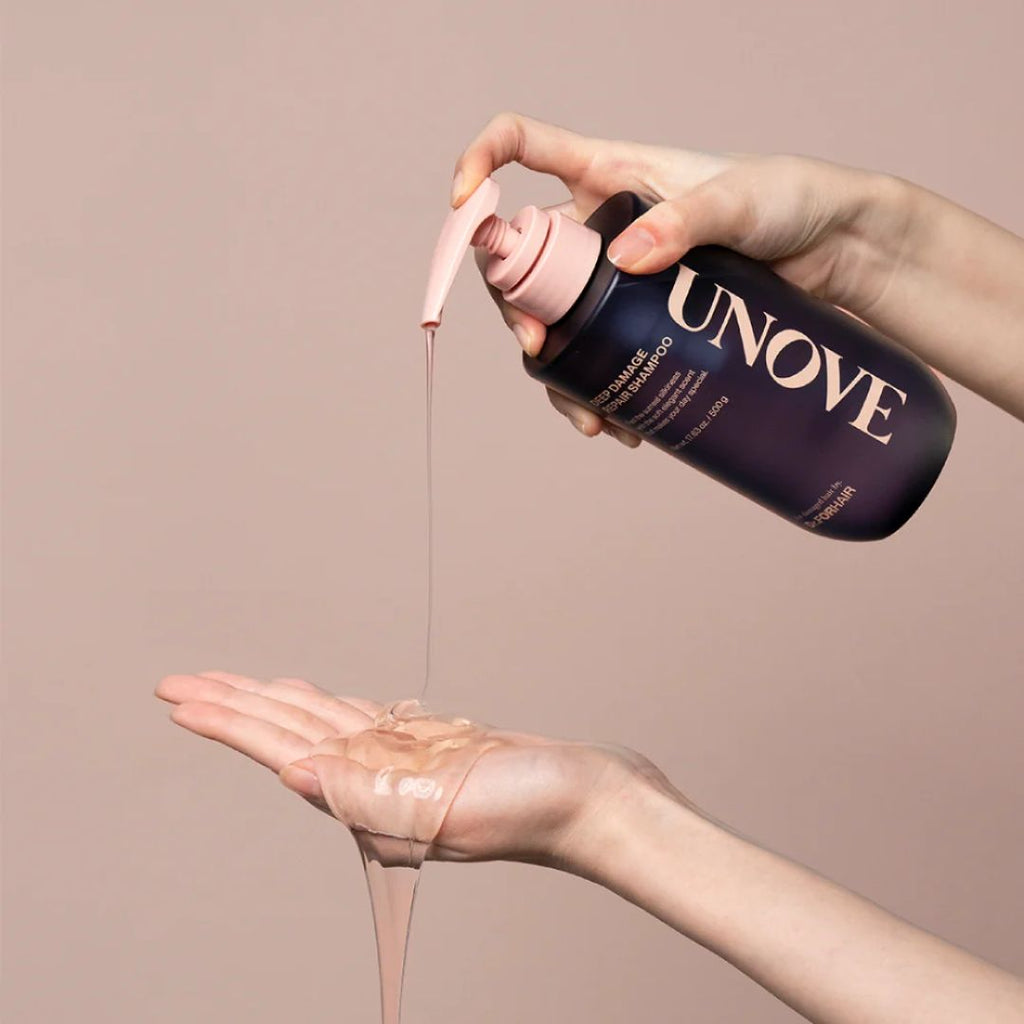 UNOVE Deep Damage Repair Shampoo (500ml) - Kiyoko Beauty