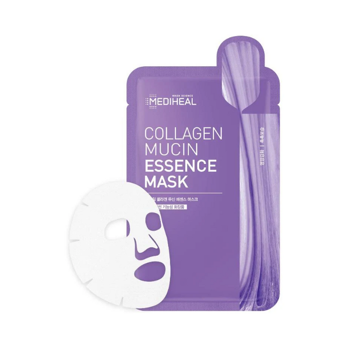 MEDIHEAL Collagen Mucin Essence Mask (5pcs)