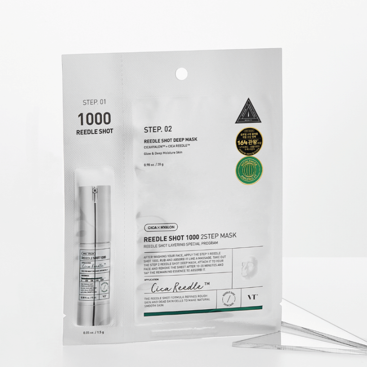 VT Mild Reedle Shot 50 2-Step Mask (1 PC) - Kiyoko Beauty