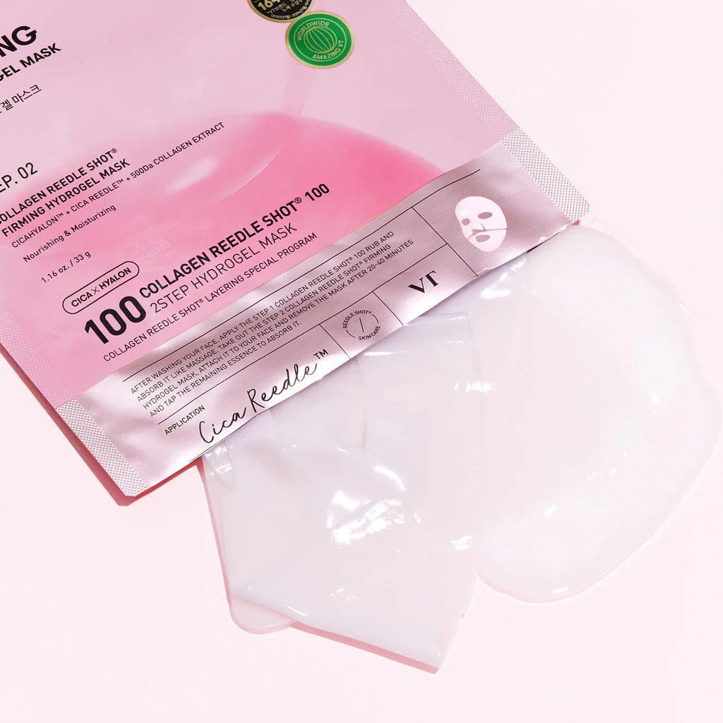 VT Collagen Reedle Shot 100 2-Step Hydrogel Mask (1 PC) - Kiyoko Beauty
