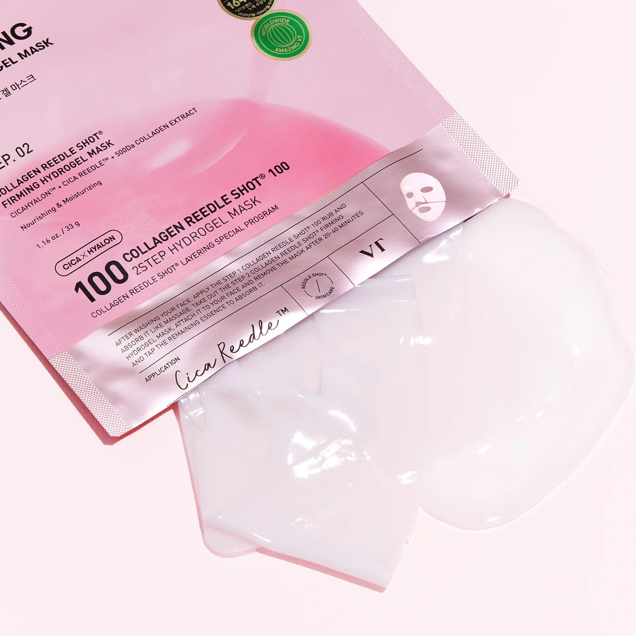 VT Collagen Reedle Shot 100 2-Step Hydrogel Mask (1 PC) - Kiyoko Beauty