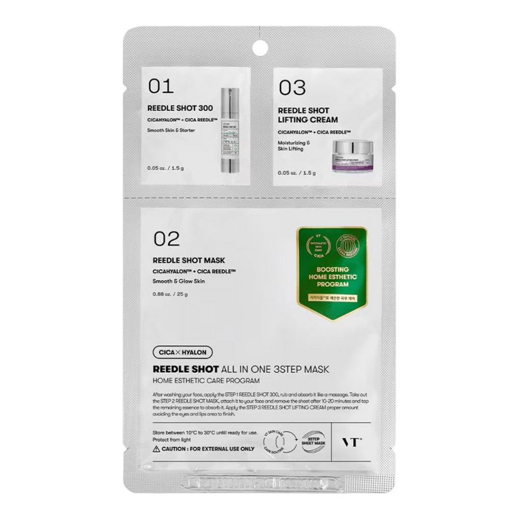 VT Reedle Shot All-In-One 3-Step Mask (1 PC) - Kiyoko Beauty