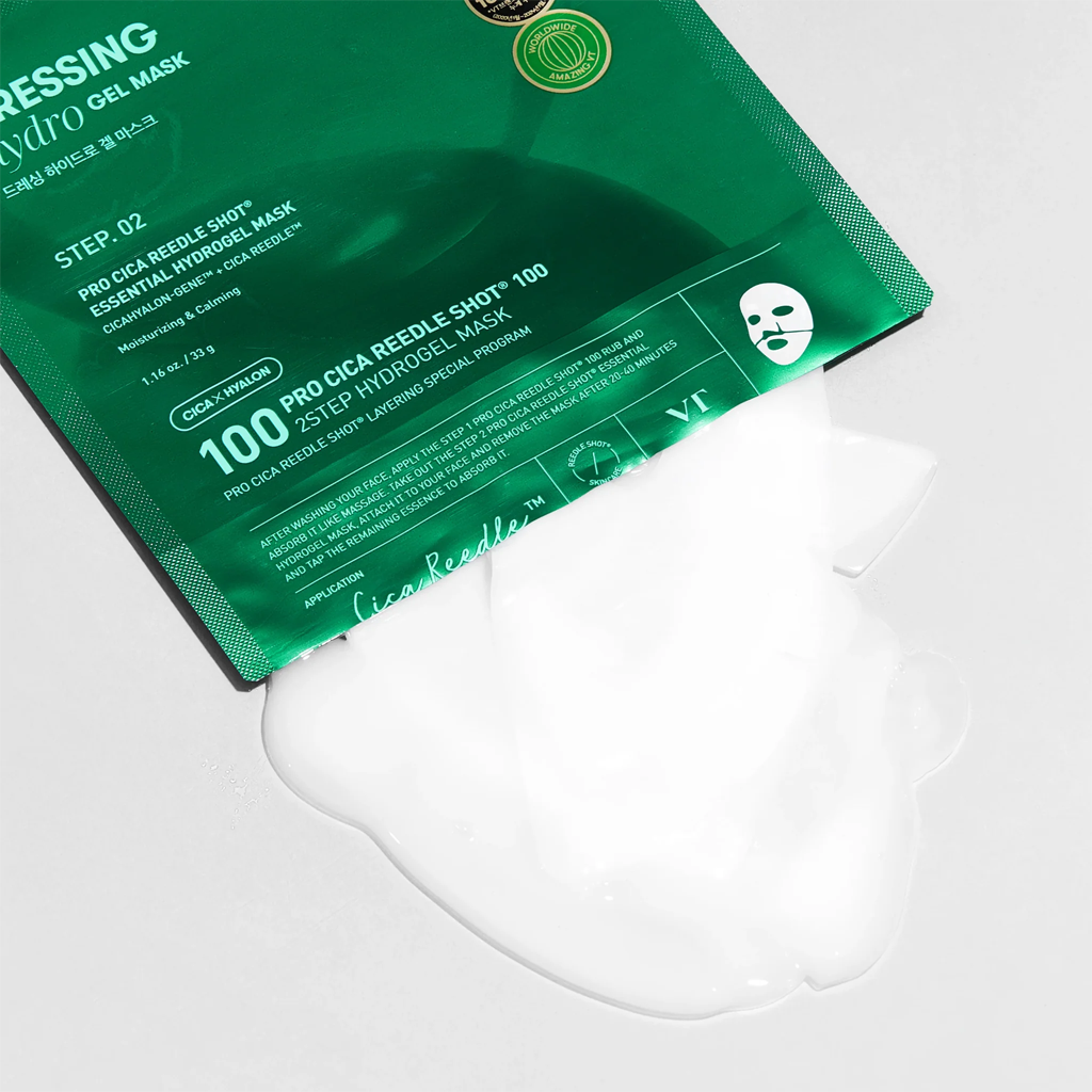 VT Pro Cica Reedle Shot 100 2-Step Hydrogel Mask (1 PC) - Kiyoko Beauty