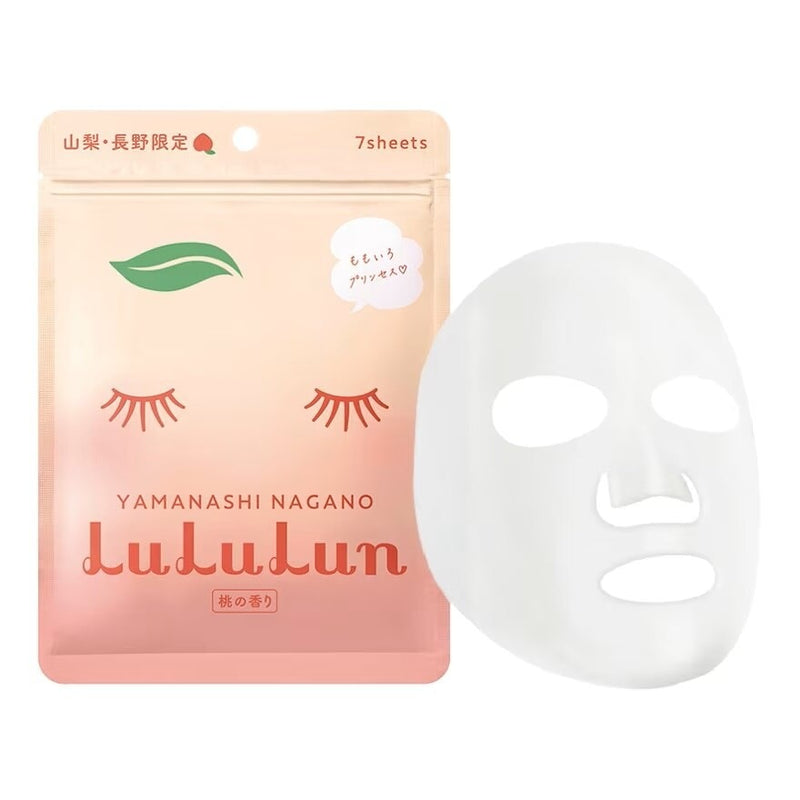 LULULUN Premium Yamanashi Nagano Peach Face Mask