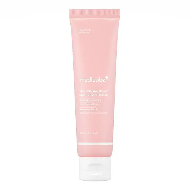 Medicube PDRN Pink Hyaluronic Moisturizing Cream - Korean version (50ml) - Kiyoko Beauty