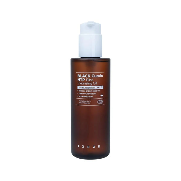 IZEZE Black Cumin NTP Bliss Cleansing Oil (200ml) - Kiyoko Beauty