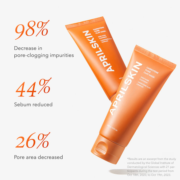 APRILSKIN Carrotene Pore Clay Mask (100g) - Kiyoko Beauty