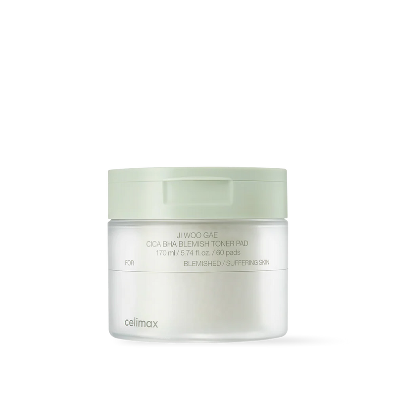 celimax Ji Woo Gae Cica BHA Blemish Toner Pad (60pcs)