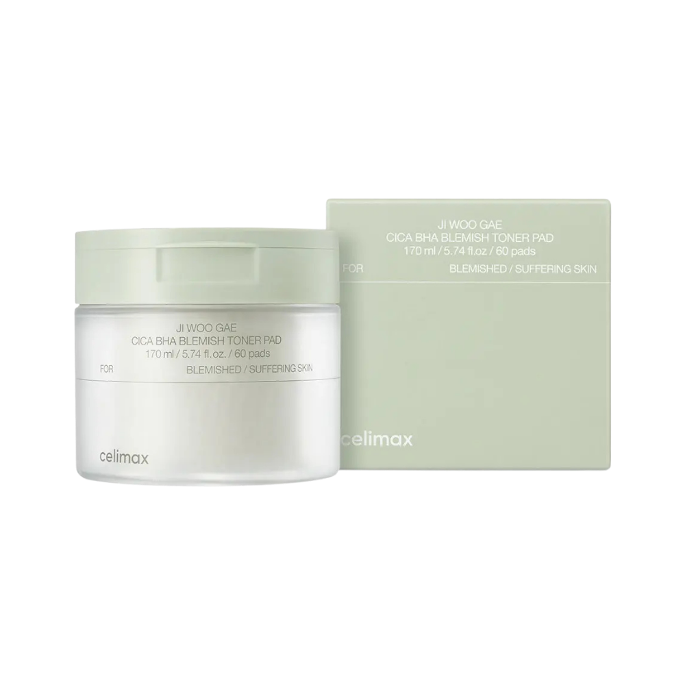 celimax Ji Woo Gae Cica BHA Blemish Toner Pad (60pcs)