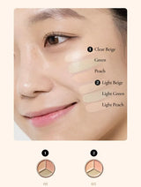 The SAEM Cover Perfection Triple Pot Concealer (4.5g) - Kiyoko Beauty