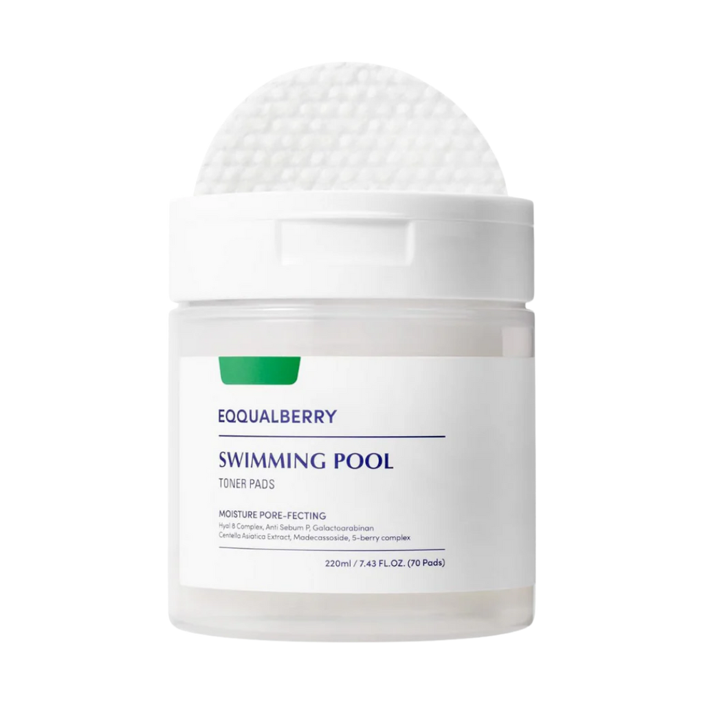 Eqqualberry Big Calming Swimming Pool Toner Pads (70pads) - Kiyoko Beauty