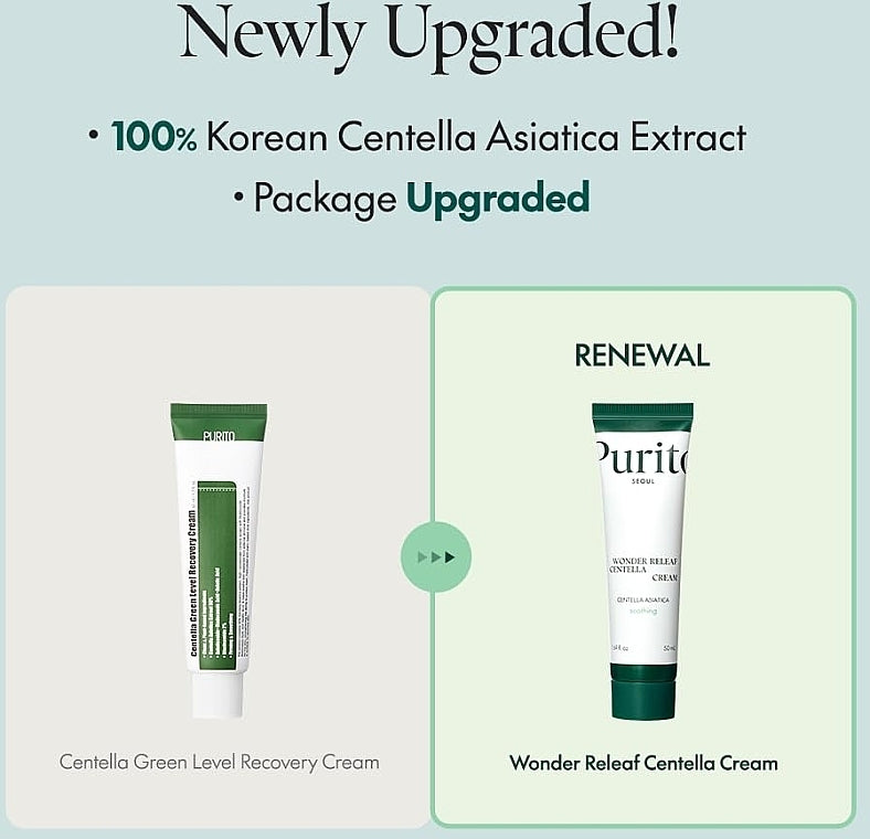 PURITO Wonder Releaf Centella Cream (50ml) - Kiyoko Beauty