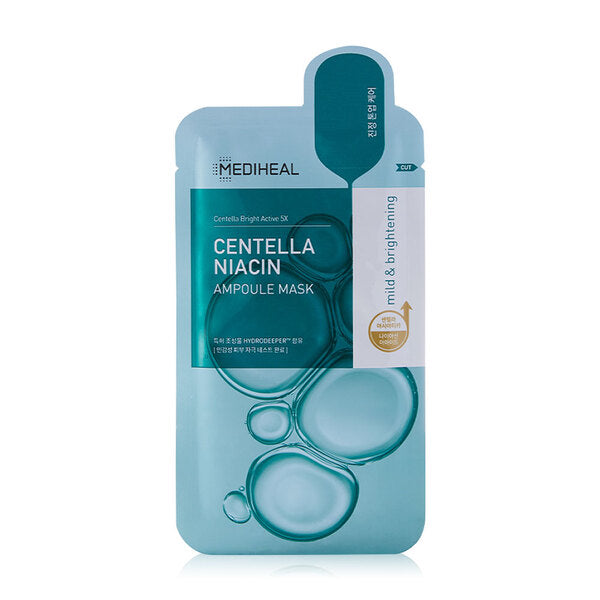 MEDIHEAL Centella Niacin Ampoule Mask (10pcs)