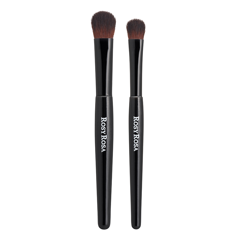 ROSY ROSA Fiber Eyeshadow Brush Set (2pcs) - Kiyoko Beauty