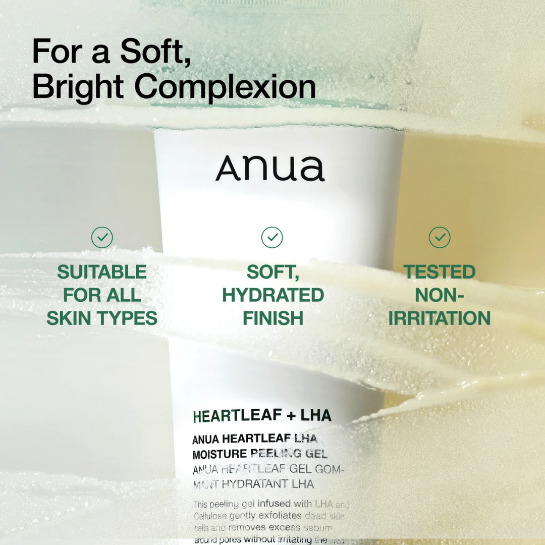 ANUA Heartleaf LHA Moisture Peeling Gel (120ml) - Kiyoko Beauty