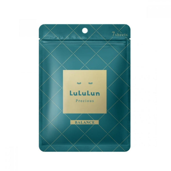 LULULUN Precious Green Balance Face Mask (32 PCs) - Kiyoko Beauty