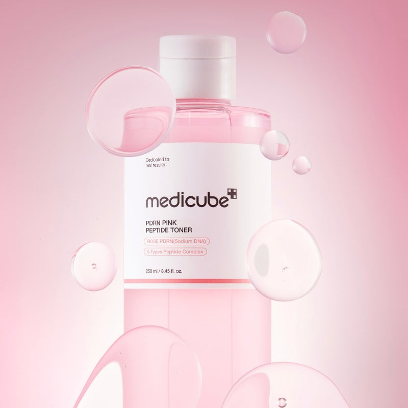 Medicube PDRN Pink Peptide Toner - USA Version (250ml) - Kiyoko Beauty