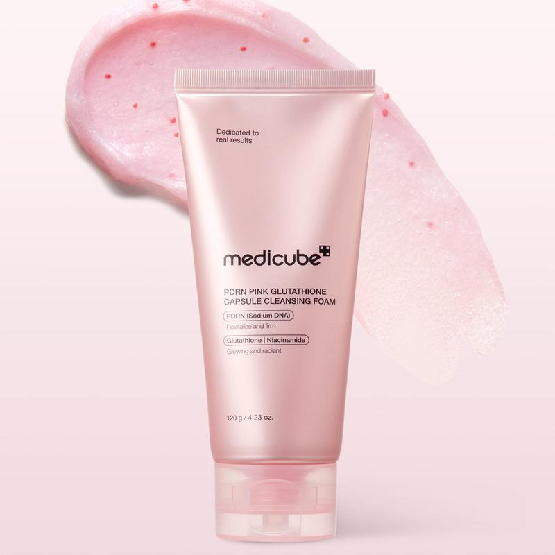 Medicube PDRN Pink Glutathione Capsule Cleansing Foam (120g)