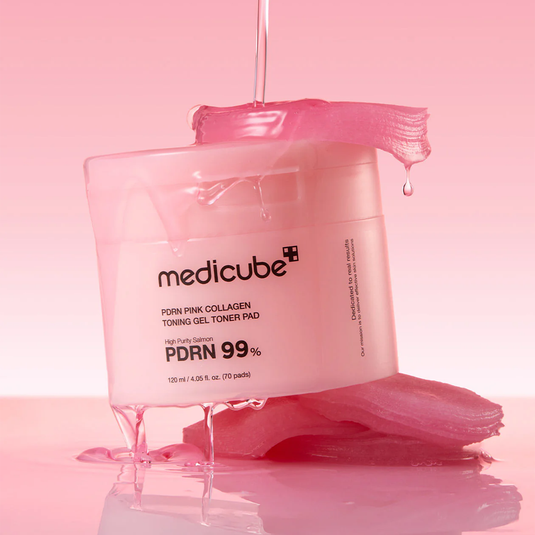 Medicube PDRN Pink Collagen Toning Gel Toner Pad (70 PCs)