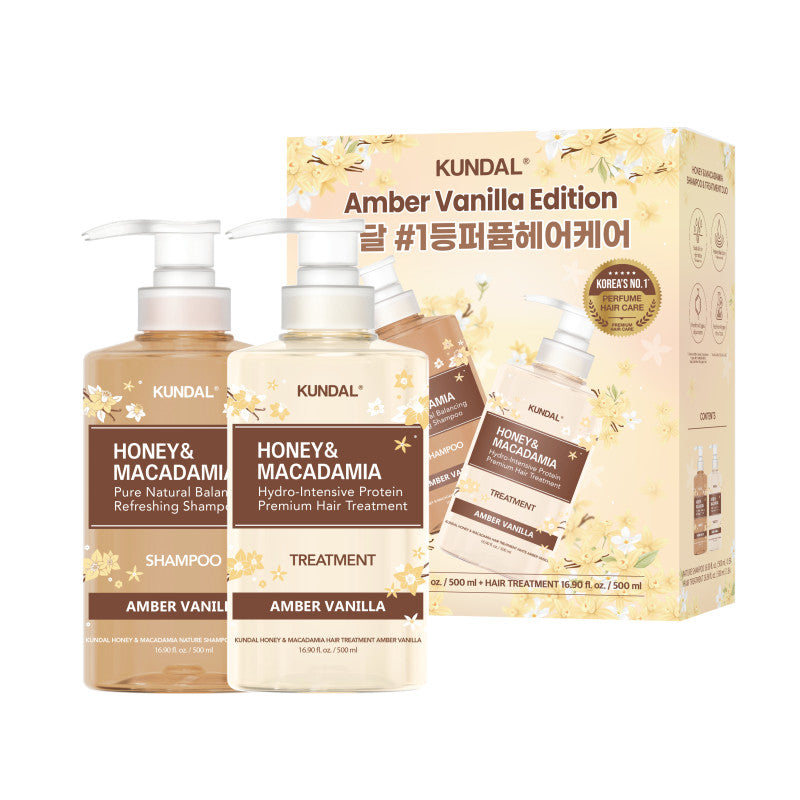 KUNDAL Honey & Macadamia Hair Care Set (2x500ml) | Kiyoko Beauty