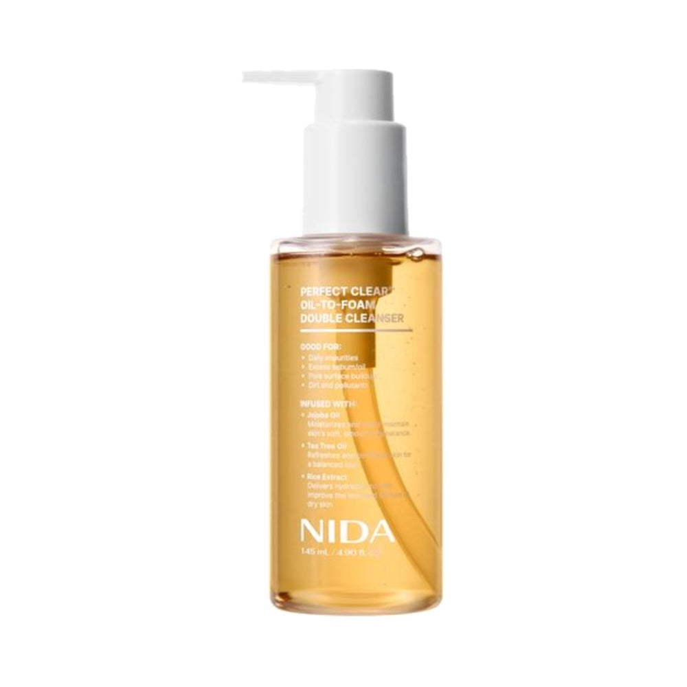 NIDA Perfect Clear™ Oil-to-Foam Double Cleanser (145ml)