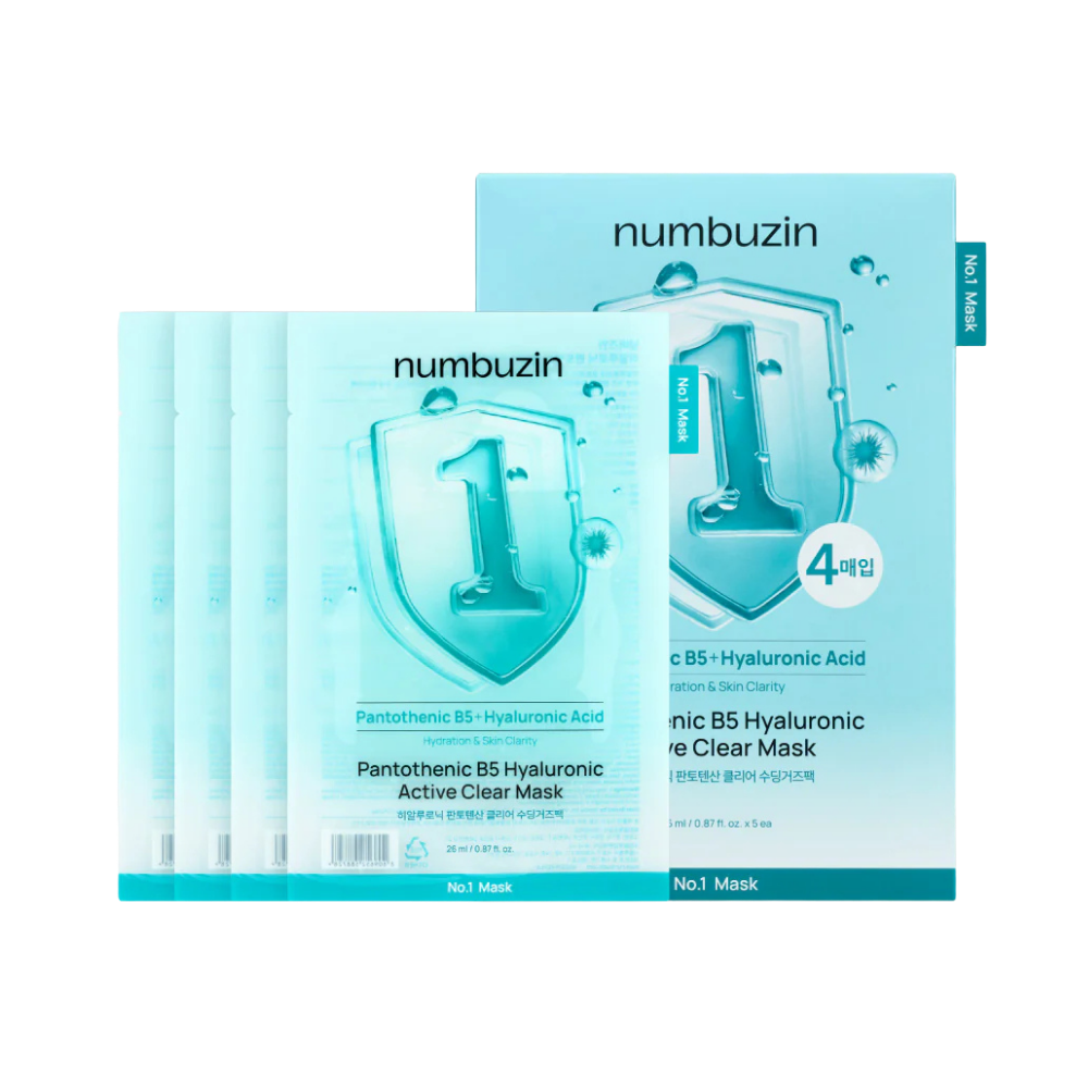 numbuzin No.1 Pantothenic B5 Hyaluronic Active Clear Mask