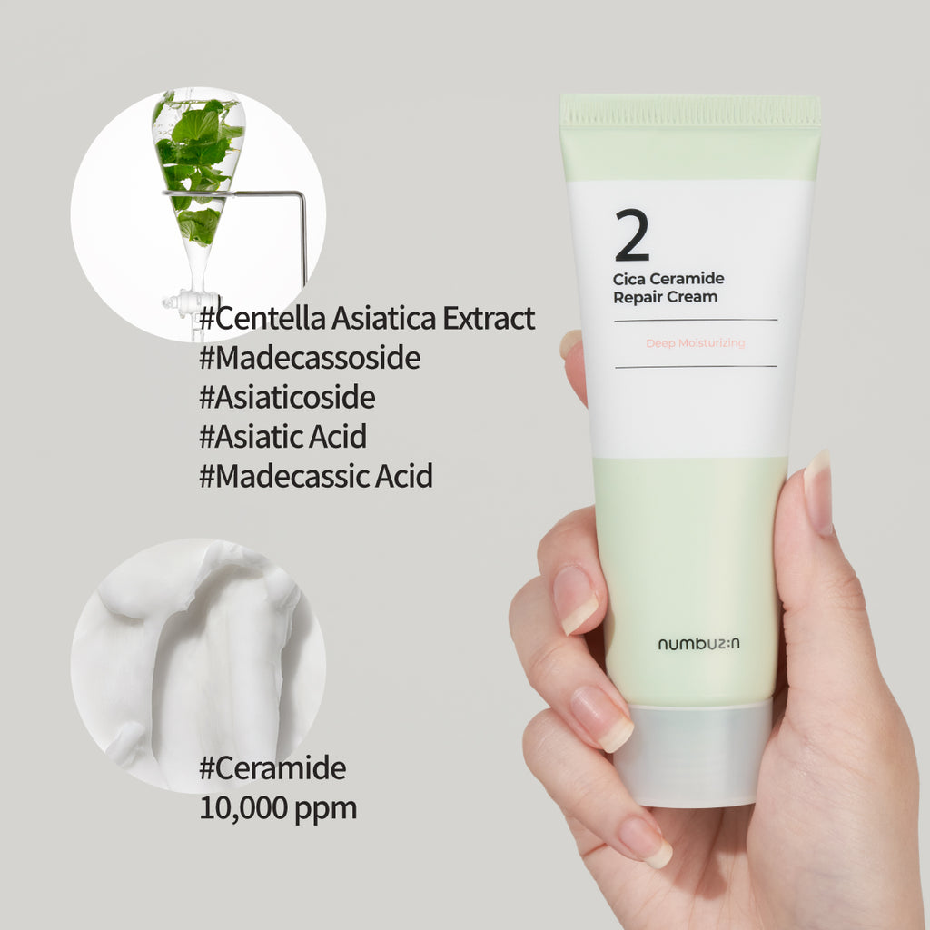 numbuzin No.2 Cica Ceramide Repair Cream (60ml)