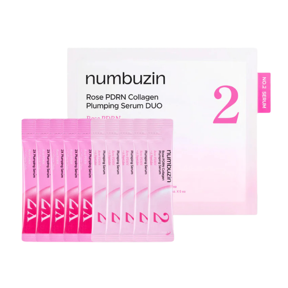 numbuzin No.2 Rose PDRN Collagen Plumping Serum Duo (1.2ml x 10)