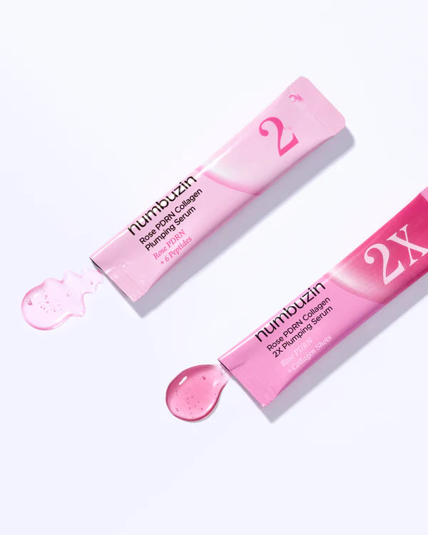 numbuzin No.2 Rose PDRN Collagen Plumping Serum Duo (1.2ml x 10)