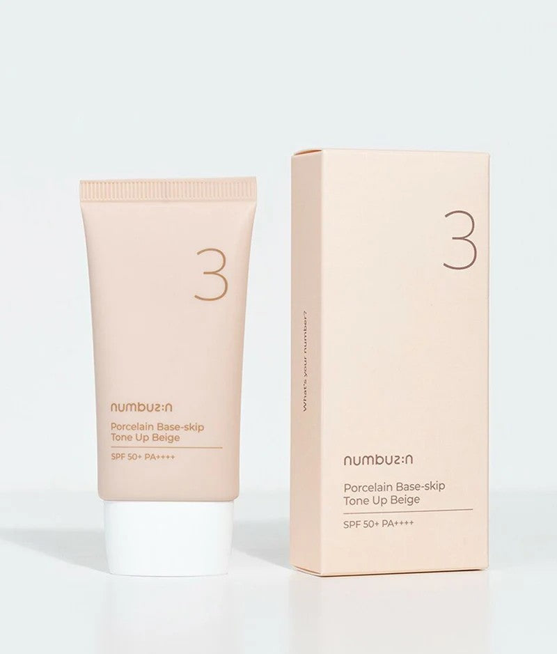 numbuzin No.3 Porcelain Base-skip Tone Up Beige (50ml)