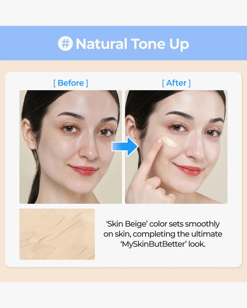 numbuzin No.3 Porcelain Base-skip Tone Up Beige (50ml)