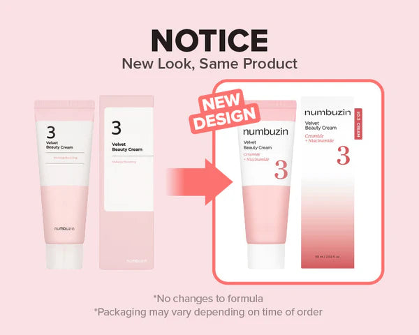 numbuzin No.3 Velvet Beauty Cream (60ml)