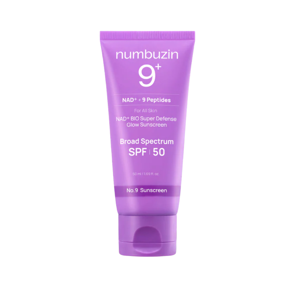numbuzin No.9 NAD+ Bio Super Defense Glow Sunscreen SPF 50 (50ml)