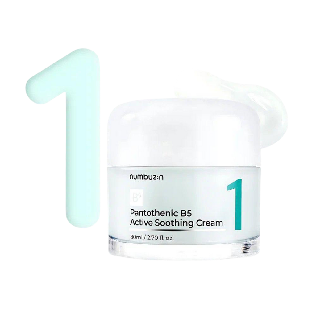 numbuzin No.1 Pantothenic B5 Active Soothing Cream (80ml) - Kiyoko Beauty