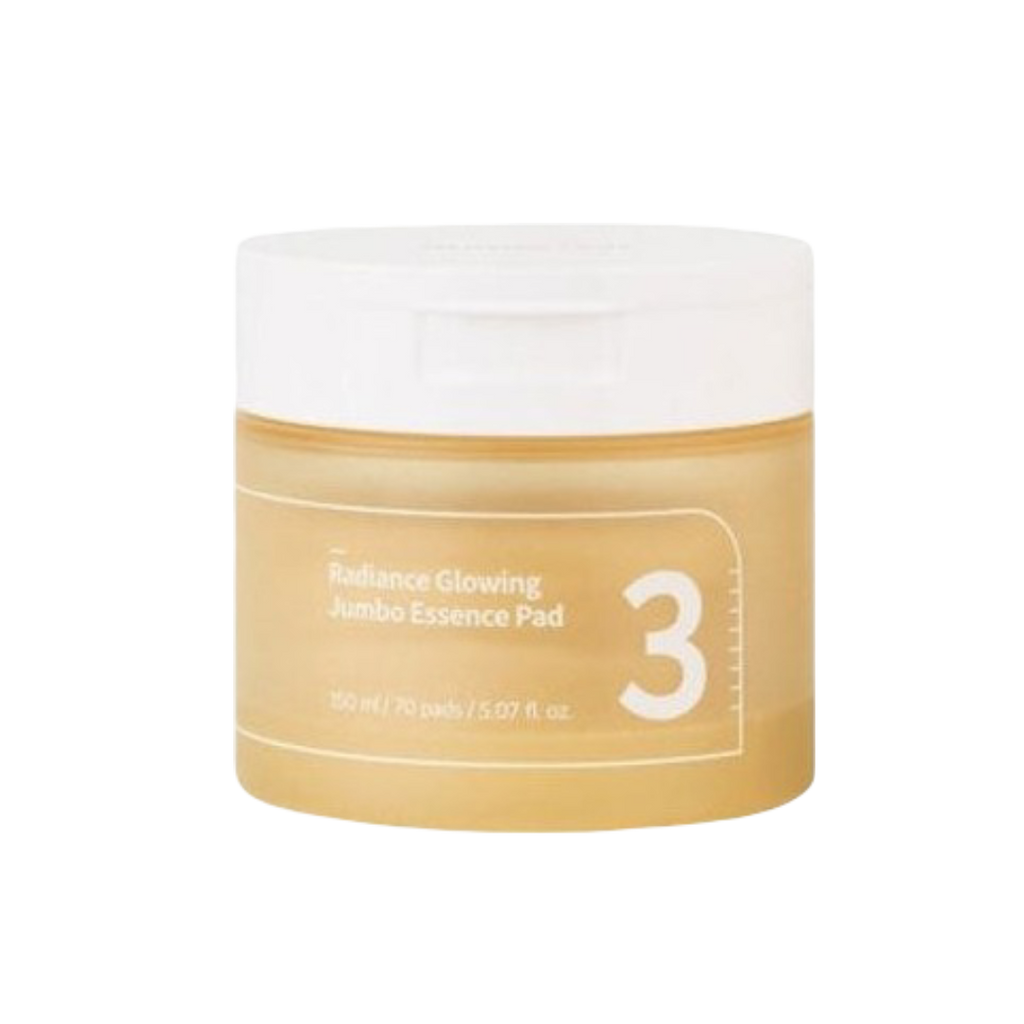 numbuzin No.3 Radiance Glowing Jumbo Essence Pad (70 PCs) - Kiyoko Beauty