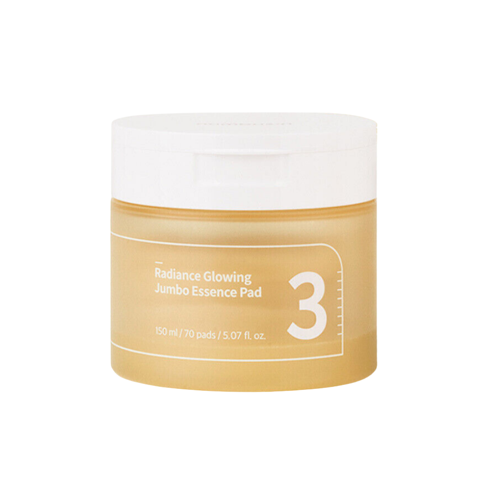 numbuzin No.3 Radiance Glowing Jumbo Essence Pad (70 PCs) - Kiyoko Beauty