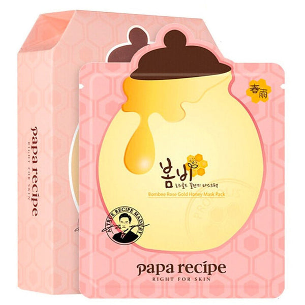 Papa Recipe Bombee Rose Gold Honey Mask Pack (10 pcs)