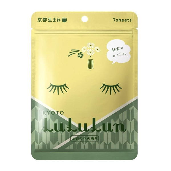 LULULUN Premium Kyoto Green Tea Sheet Mask - Kyoto Limited Release (7 PCs / 35 PCs) - Kiyoko Beauty