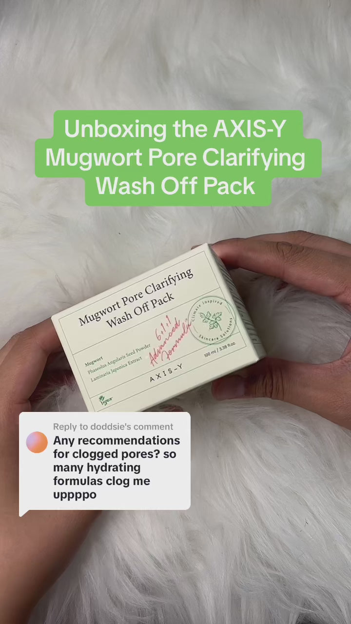 AXIS-Y Mugwort Pore Clarifying Wash Off Pack (100ml)