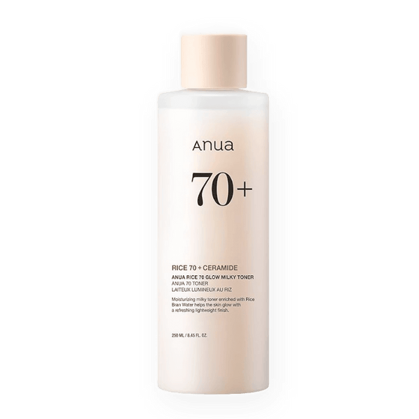 ANUA Rice 70 Glow Milky Toner (250ml) - Kiyoko Beauty