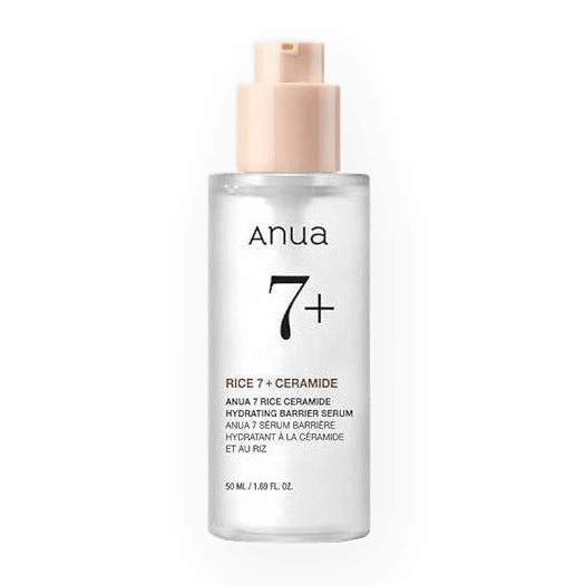 ANUA 7 Rice Ceramide Hydrating Barrier Serum (50ml) - Kiyoko Beauty