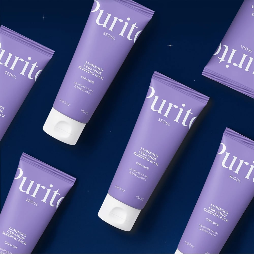 PURITO Luminous Ceramide Sleeping Pack (100ml) - Kiyoko Beauty