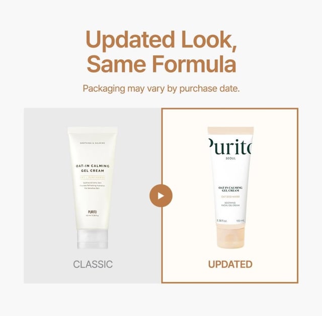 PURITO Oat-in Calming Gel Cream (100ml) - Kiyoko Beauty