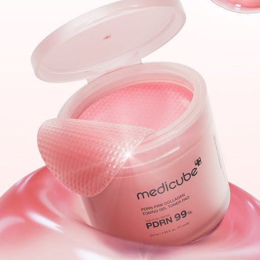 Medicube PDRN Pink Collagen Toning Gel Toner Pad (70 PCs)