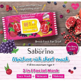 BCL Saborino Morning Face Mask Mixed Berry (28 pcs)