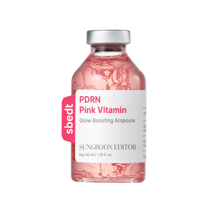 Sungboon Editor PDRN Pink Vitamin Glow Boosting Ampoule (40ml) - Kiyoko Beauty