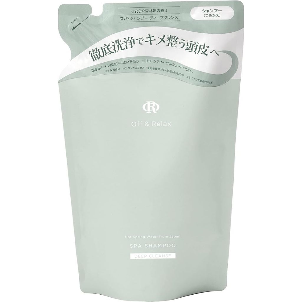 OFF & RELAX Hot Spring Water Deep Cleanse Spa Shampoo (460ml