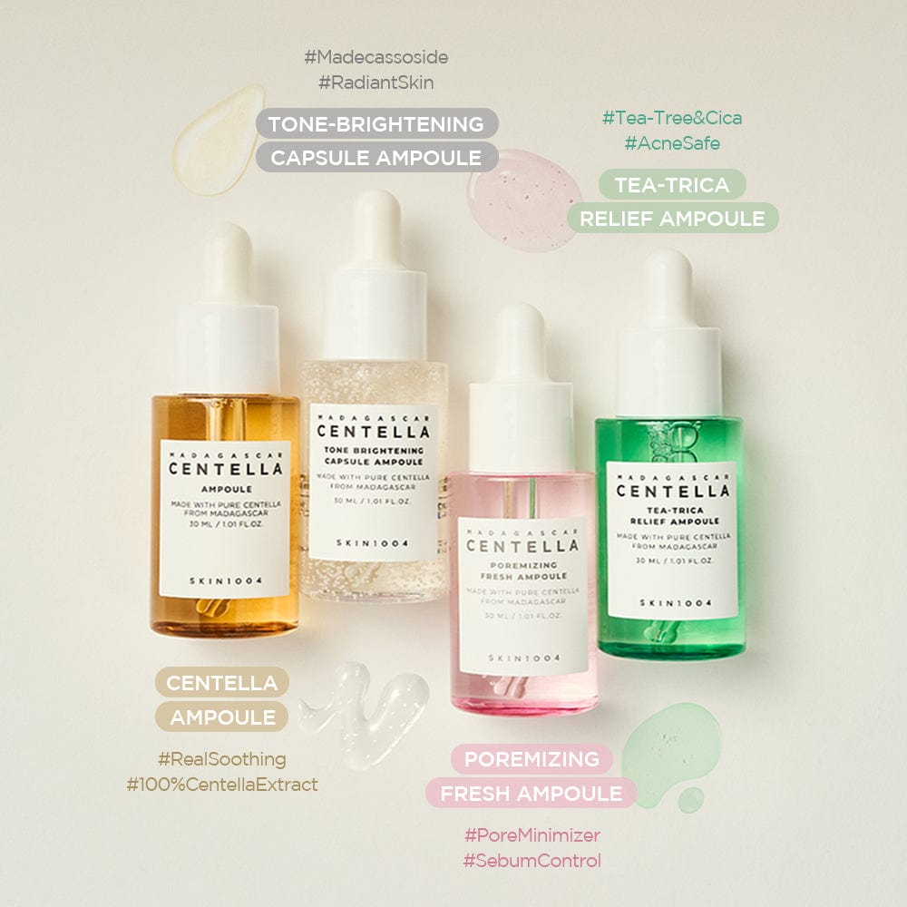 SKIN1004 Madagascar Centella Ampoule Kit (4 PCs) - Kiyoko Beauty