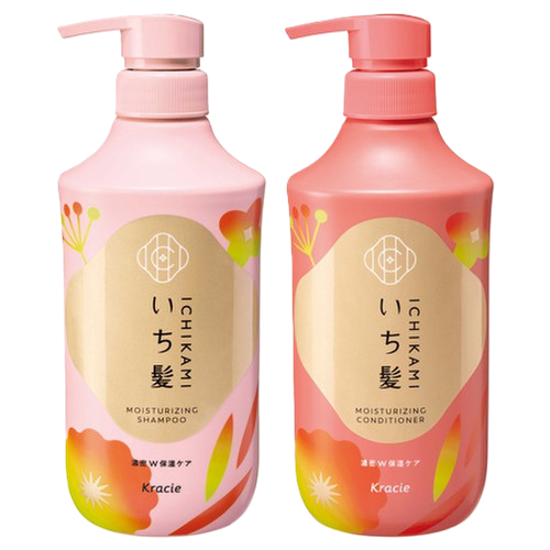 KRACIE Ichikami Moisturizing Shampoo & Conditioner Set
