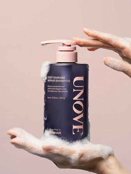UNOVE Deep Damage Repair Shampoo (500ml) - Kiyoko Beauty